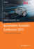 Automotive Acoustics Conference 2015: 3. Internationale Atz-Fachtagung