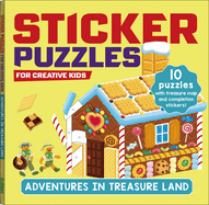 sticker puzzles adventures in treasureland for creative kids