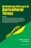 Definitional Glossary of Agricultural Terms (Volume I)