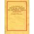 A Dictionary of Official Titles in Imperial China