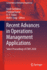 Recent Advances in Operations Management Applications