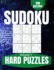 Hard Sudoku Book: Difficult Large Print Sudoku Puzzles for Adults and Seniors with Solutions Vol 1