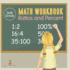 Sixth Grade Math Workbook: Ratios and Percent
