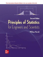 ISE Principles of Statistics for Engineers and Scientists
