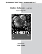 ISE Student Solutions Manual for Chemistry
