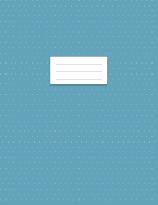 Isometric Dot Grid Notebook - 3D Graph Paper: 1/4 Inch Distance Between Dotted Lines 100 Pages 8.5x11 Soft Cover Book for Technical Drawing, Perspective Art Design, Bullet Journaling Blue