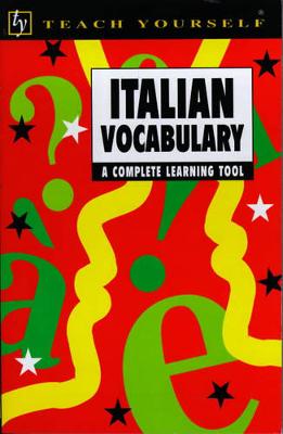 Italian Vocabulary - Protej, Vittoria Bowles