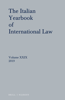 Italian Yearbook of International Law 29 (2019) - Nesi, Giuseppe (Editor)