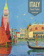 Italy Travel Posters Colouring Book