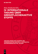 IV. Internationale Tagung ?ber Grenzfl?chenaktive Stoffe: Berlin, 2. Bis 5. Dezember 1974