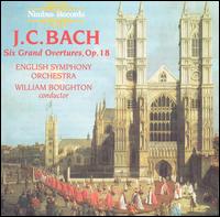 J.C. Bach: Six Grand Overtures, Op. 18 - English Symphony Orchestra; William Boughton (conductor)