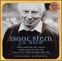 J.S. Bach: Violin Concertos, BWV 1041/42; Double Concerto; Concerto for Violin and Oboe [Bonus Track] - Harold Gomberg (oboe); Isaac Stern (violin); Itzhak Perlman (violin); Leonard Bernstein (harpsichord)