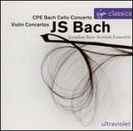 J. S. Bach: Violin Concertos; C. P. E. Bach: Cello Concerto - Caroline Dale (cello); Jane Murdoch (violin); Jonathan Rees (violin); Sally Heath (harpsichord); Scottish Ensemble