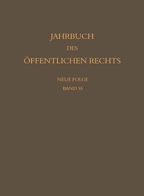 Jahrbuch Des Offentlichen Rechts Der Gegenwart. Neue Folge - Haberle, Peter (Editor)