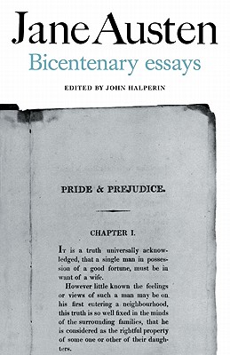 Jane Austen: Bicentenary Essays - Halperin, John