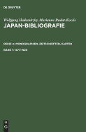 Japan-Bibliografie, Band 1, Japan-Bibliografie (1477-1920)