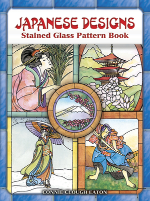 Japanese Designs Stained Glass Pattern Book - Eaton, Connie Clough