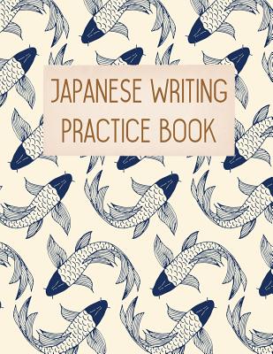 Japanese Writing Practice Book: Koi Fish Pattern Genkouyoushi or Genkoyoshi Blank Paper for Kanji Hiragana and Katakana - Books, Farout&fab