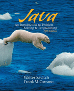 Java: An Introduction to Problem Solving & Programming - Savitch, Walter, and Carrano, Frank