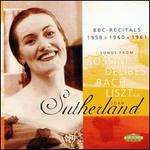 Joan Sutherland: BBC-Recitals 1958, 1960, 1961 - Andr Navarra (cello); Ernest Lush (piano); Joan Sutherland (soprano); London Harpsichord Ensemble; Richard Bonynge (piano)