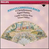 Johann Christian Bach: 4 Clavierkonzerte - Ingrid Haebler (fortepiano); Capella Academica Wien (choir, chorus); Eduard Melkus (conductor)