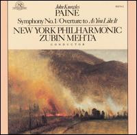 John Knowles Paine: Overture to Shakespeare's As You Like It, Op. 28; Symphony No. 1 - New York Philharmonic; Zubin Mehta (conductor)