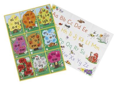 Jolly Phonics Alternative Spelling & Alphabet Poster (in Print Letters) - Lloyd, Sue