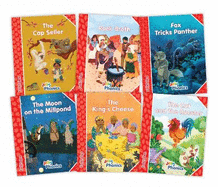 Jolly Phonics Folktales Red Readers (Level 1) Complete Set (1-6): in Precursive Letters (British English edition)