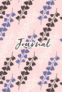 Journal: Fall Flowers Blank Lined Journal