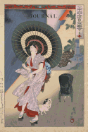 Journal: Geisha with Umbrella and Cats Ukiyo E - Traditional Japanese Woodblock Prints 120 Blank Lined 6x9 College Ruled Pages Journal, Notebook, Diary, Composition Book