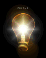 Journal: Light Bulb Ideas, Composition Notebook, Lined, 120 Pages, 8x10