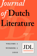 Journal of Dutch Literature 2010-1