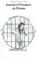 Journal of Prisoners on Prisons, Volume 18: Number 1 & 2