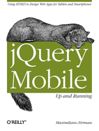 Jquery Mobile: Up and Running: Up and Running