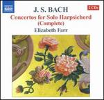 JS Bach: Concertos for Solo Harpsichord