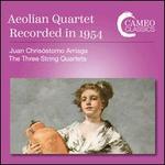 Juan Chrisstini Arriaga: The Three String Quartets - Recorded in 1954