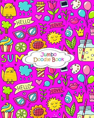 Jumbo Doodle Book: Doodle Book for Girls Tweens Teens and Adults: Doodle Journal and Coloring Book - Girls, Notebooks for