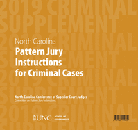 June 2019 Supplement to North Carolina Pattern Jury Instructions for Criminal Cases