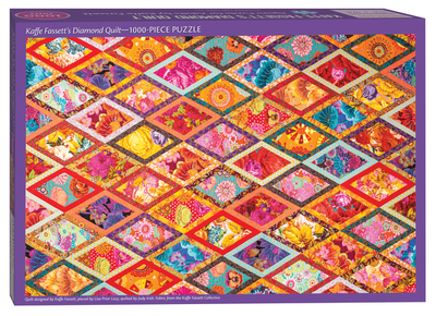 Kaffe Fassetts Diamond Quilt Jigsaw Puzzle For Adults 1000 - C&T (Other primary creator)