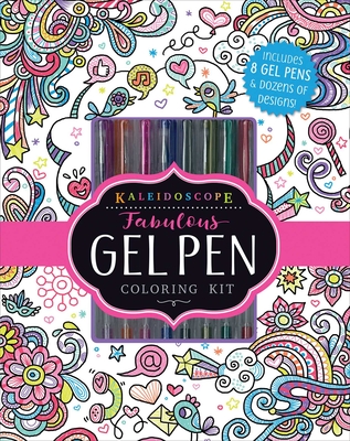 Kaleidoscope: Fabulous Gel Pen Coloring Kit - Editors of Silver Dolphin Books