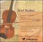 Karl Boelter: Images from Goldsmith; Dharma; Concerto for Violin and Orchestra