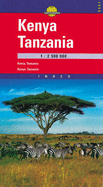 Kenya-Tanzania: Scale 1:2,2000,000