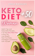 Keto Diet for Women + 50: Useful Tips and Delectable Recipes. A 21-Day Keto Meal Plan to Burn fat, Lose Weight, Heal Your Body, and Regain Confidence with Yourself