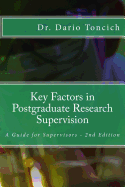 Key Factors in Postgraduate Research Supervision A Guide for Supervisors