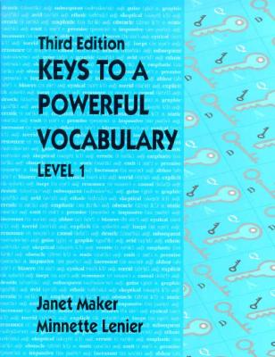 Keys to a Powerful Vocabulary Level 1 - Maker, Janet, and Lenier, Minnette