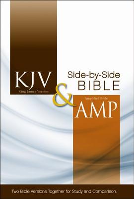 KJV, Amplified, Side-by-Side Bible, Hardcover, Red Letter Edition - Zondervan