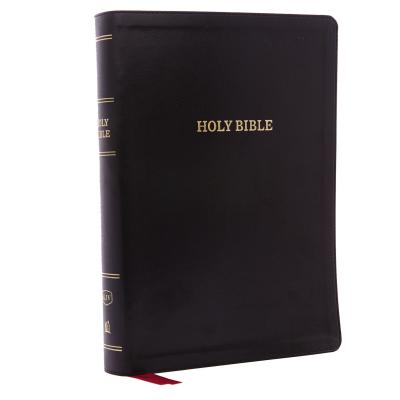 KJV, Deluxe Reference Bible, Super Giant Print, Imitation Leather, Black, Indexed, Red Letter Edition - Thomas Nelson