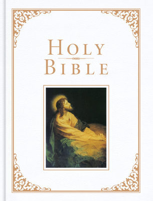 KJV Family Bible, Deluxe White Bonded Leather Over Board: Holy Bible - Holman Bible Publishers (Editor)