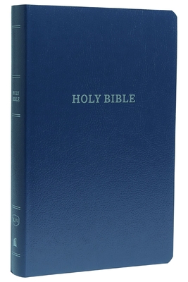 KJV, Gift and Award Bible, Imitation Leather, Blue, Red Letter Edition - Thomas Nelson