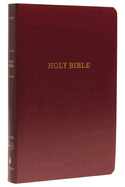 KJV, Gift and Award Bible, Imitation Leather, Burgundy, Red Letter Edition